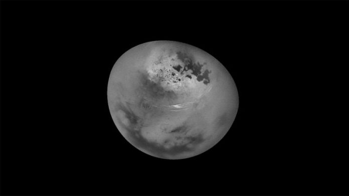 Methane Clouds Move Above Saturn's Moon Titan (Watch)