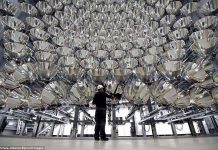 German Researchers switch on ‘Synlight’ – the world’s largest artificial sun German Researchers switch on 'Synlight' - the world's largest artificial sun