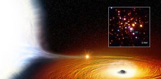 Scientists find a black hole eating a white dwarf Scientists find a black hole eating a white dwarf