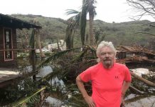 Richard Branson Shares Pics From ‘Unforgiving’ Irma Richard Branson Shares Pics From 'Unforgiving' Irma