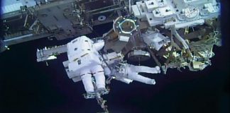 Spacewalking astronauts finish months of robot arm repairs (Watch) Spacewalking astronauts finish months of robot arm repairs (Video)