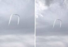 Rare Horseshoe Cloud Rises Above Nevada (Picture) Rare Horseshoe Cloud Rises Above Nevada (Photo)