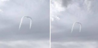 Rare Horseshoe Cloud Rises Above Nevada (Picture) Rare Horseshoe Cloud Rises Above Nevada (Photo)