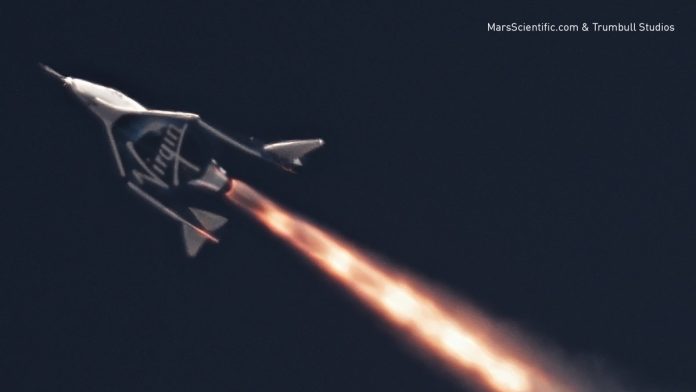 Virgin Galactic completes first rocket-powered test flight (Video)