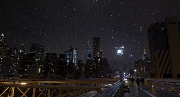 Watch: The real beauty of the dark sky in New York city
