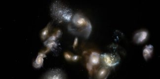 Researchers discover 14 galaxies set to collide in cosmic pileup Researchers discover 14 galaxies set to collide in cosmic pileup