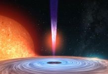 Giant supermassive black hole is captured ‘eating’ a star for first time ever Giant supermassive black hole is captured ‘eating’ a star for first time ever