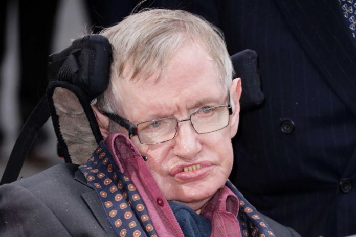 Stephen Hawking's words reach out to black hole
