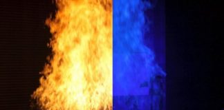 Tech: New application of blue light sees through fire — (Report)