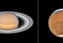 Tech: New family photos of Mars and Saturn from Hubble — (Report)