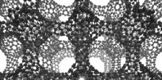 Tech: Carbon cage molecule formed inside pores of zeolites is a negatively curved schwarzite — (Report)