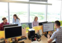 Offbeat: Linked to less stress and more physical activity than cubicles or private offices —