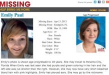 Missing Emily Wynell Paul sends letter after vanishing 5 years ago Missing Emily Wynell Paul sends letter after vanishing 5 years ago