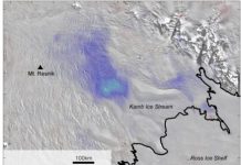Research: Volcano under ice sheet suggests thickening of West Antarctic ice is short-term —