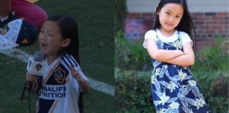 Malea Tjandrawidjaja sings epic national anthem at LA Galaxy game Malea Tjandrawidjaja sings epic national anthem at LA Galaxy game