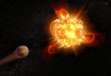 Research: Superflares from young red dwarf stars imperil planets —