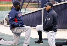 A-Rod mercilessly douse Alex Rodriguez in champagne A-Rod mercilessly douse Alex Rodriguez in champagne