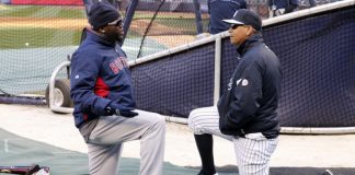 A-Rod mercilessly douse Alex Rodriguez in champagne A-Rod mercilessly douse Alex Rodriguez in champagne