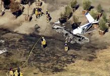 California airfield plane crash: one person was killed and another injured California airfield plane crash: one person was killed and another injured