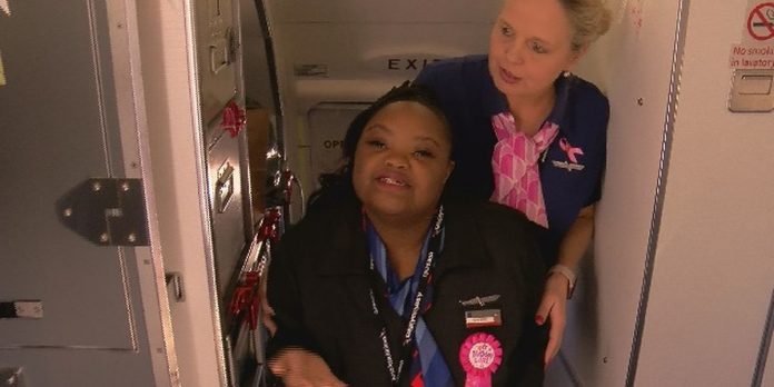 First special needs flight attendant: teenager enjoyed the birthday party