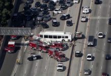 Los Angeles highway crash injures at least 25 Los Angeles highway crash injures at least 25
