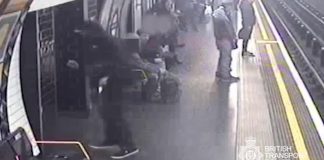 Paul Crossley pushes Robert Malpas onto London Underground tracks Paul Crossley pushes Robert Malpas onto London Underground tracks