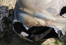 Space debris falls to Earth in Hanford (Photo) Space debris falls to Earth in Hanford (Photo)