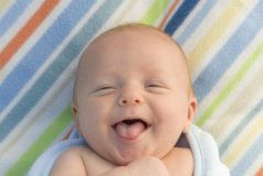 Research: How do babies laugh? Like chimps! —