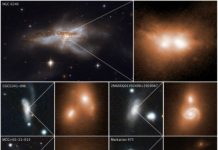 Research: Observations reveal early stages of black hole mergers during final stages of galaxy coalescence —