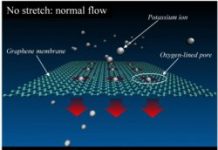 Tech: Simulations suggest graphene can stretch to be a tunable ion filter — (Report)