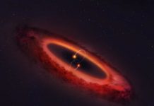 Research: Double star system flips planet-forming disk into pole position —