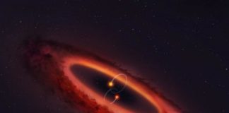 Research: Double star system flips planet-forming disk into pole position —