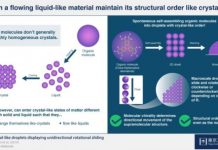 Tech: Can a flowing liquid-like material maintain its structural order like crystals? — (Report)