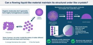 Tech: Can a flowing liquid-like material maintain its structural order like crystals? — (Report)