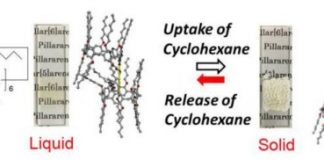 Tech: Vapor drives a liquid-solid transition in a molecular system — (Report)