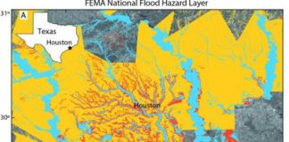 Research: Scientists use satellite data to map the Houston-Galveston area impacted by Hurricane Harvey —