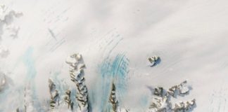 Research: New research shows unusual three-year spike in late-season surface melt due to bursts of warm, dry wind from Antarctic Peninsula’s mountains —