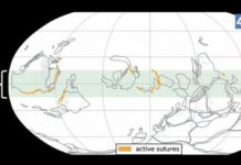 Research: Collisions in tropics expose rocks that take up carbon dioxide, cooling normally balmy Earth —