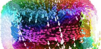 Tech: Team makes a chiral skyrmion crystal with electric properties; puts new spin on future information storage applications — (Report)