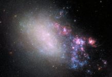 Research: Galaxy blazes with new stars born from close encounter —