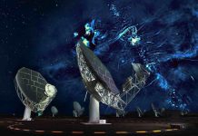 Enormous bubbles spotted rushing out from Milky Way’s center Enormous bubbles spotted rushing out from Milky Way’s center