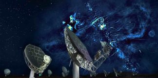 Enormous bubbles spotted rushing out from Milky Way’s center Enormous bubbles spotted rushing out from Milky Way’s center