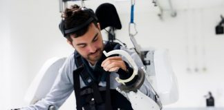 French Man Paralysed walks with help of robotic exoskeleton (Video) French Man Paralysed walks with help of robotic exoskeleton (Video)