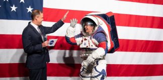 Watch: NASA Unveils Spacesuits for Next Moon Mission Watch: NASA Unveils Spacesuits for Next Moon Mission