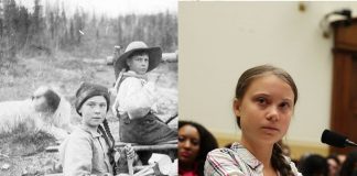 Picture: Girl in 121-year-old photo resembles Greta Thunberg Picture: Girl in 121-year-old photo resembles Greta Thunberg