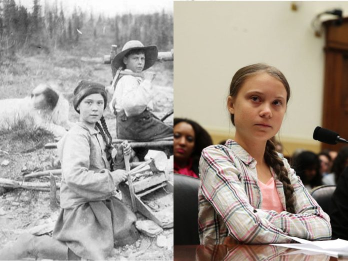 Picture: Girl in 121-year-old photo resembles Greta Thunberg