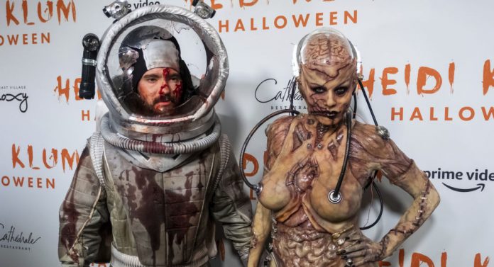 Watch: Heidi Klum’s Scary Halloween Costume Includes Gruesome