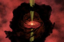 Study: Heat wave signals the growth of a stellar embryo Study: Heat wave signals the growth of a stellar embryo