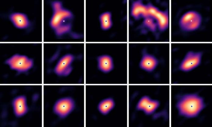 Researchers capture rare images of planet-forming disks around stars