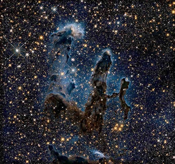 Scientists revisit Hubble's breathtaking Pillars of Creation photo